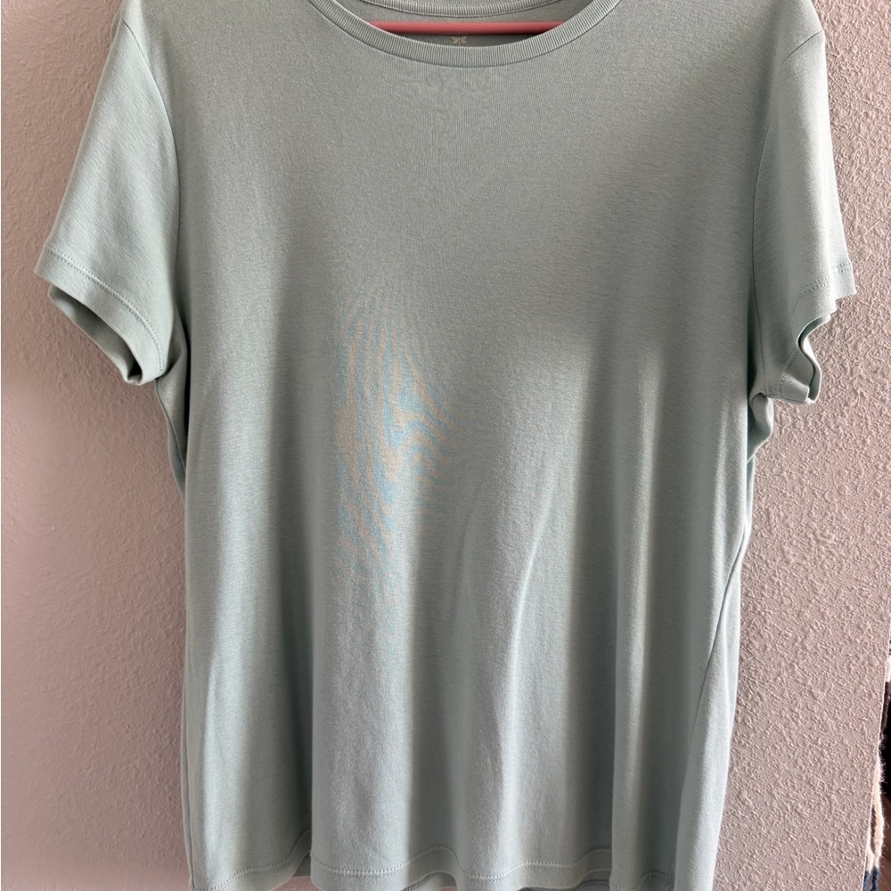 Talbots Light Green Short Sleeve Top - Picture 2 of 6